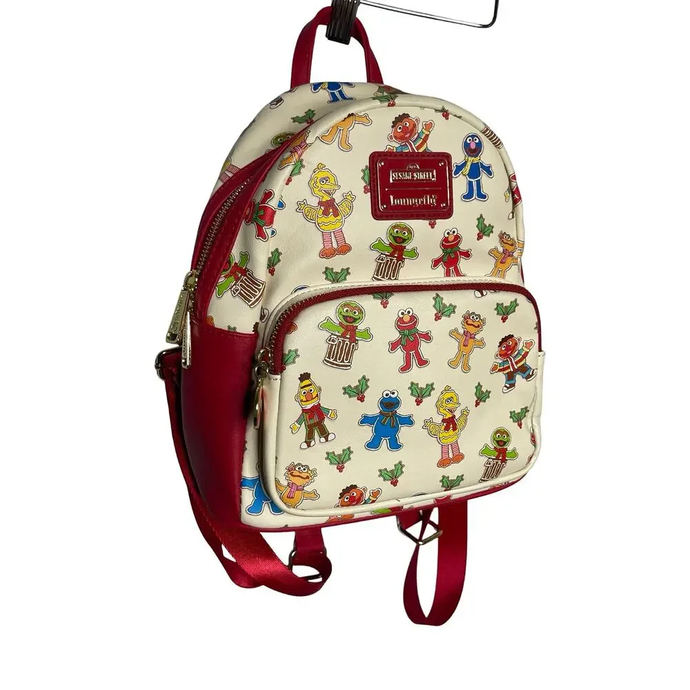 Loungefly Christmas Sesame Street mini backpack LIMITED EDITION - Picture 4 of 7
